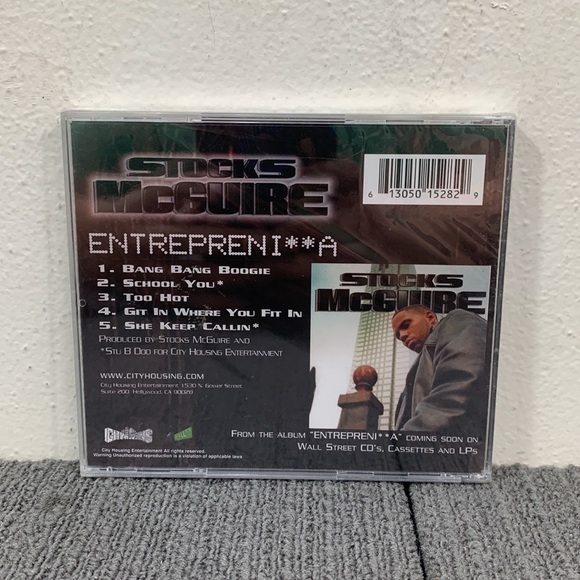 Stocks Maguire- Entrepeni**a (CD, 2000) Parental Advisory Explicit Content New - Picture 3 of 5
